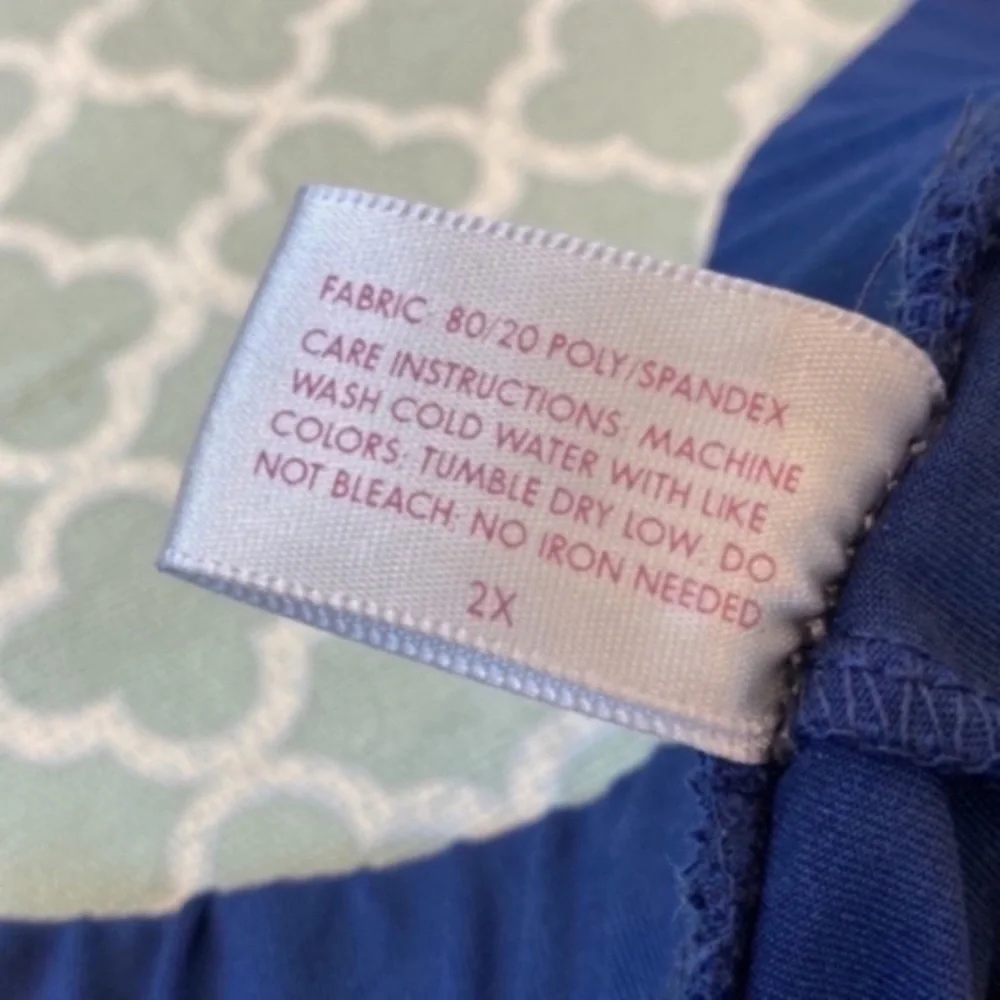 Snoga Fit Navy Modest Activewear Skirt W/Leggings 2X - Picture 4 of 5